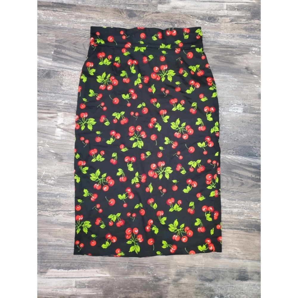 Pinup Couture cherry print pencil skirt